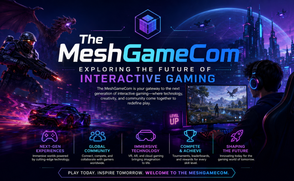 The MeshGameCom: Exploring the Future of Interactive Gaming