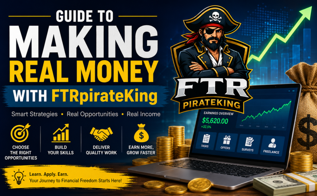 Guide to Making Real Money With FTRpirateKing Guide to Making Real Money With FTRpirateKing