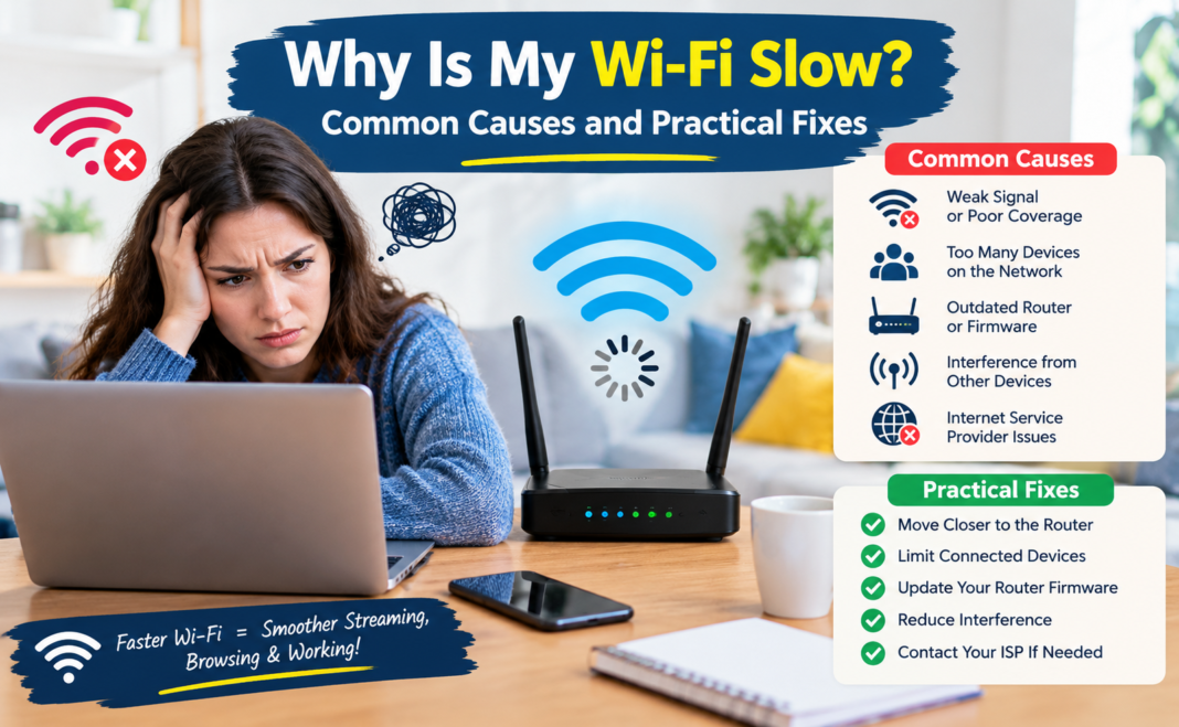 Why Is My Wi-Fi Slow? Common Causes and Practical Fixes