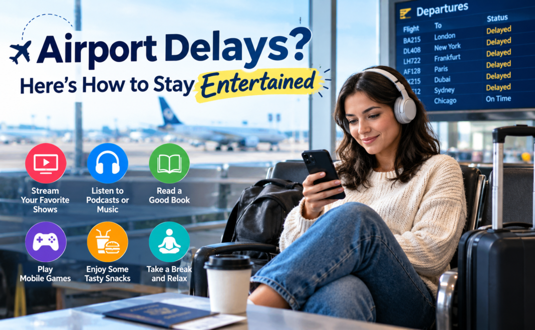 Airport Delays? Here’s How to Stay Entertained