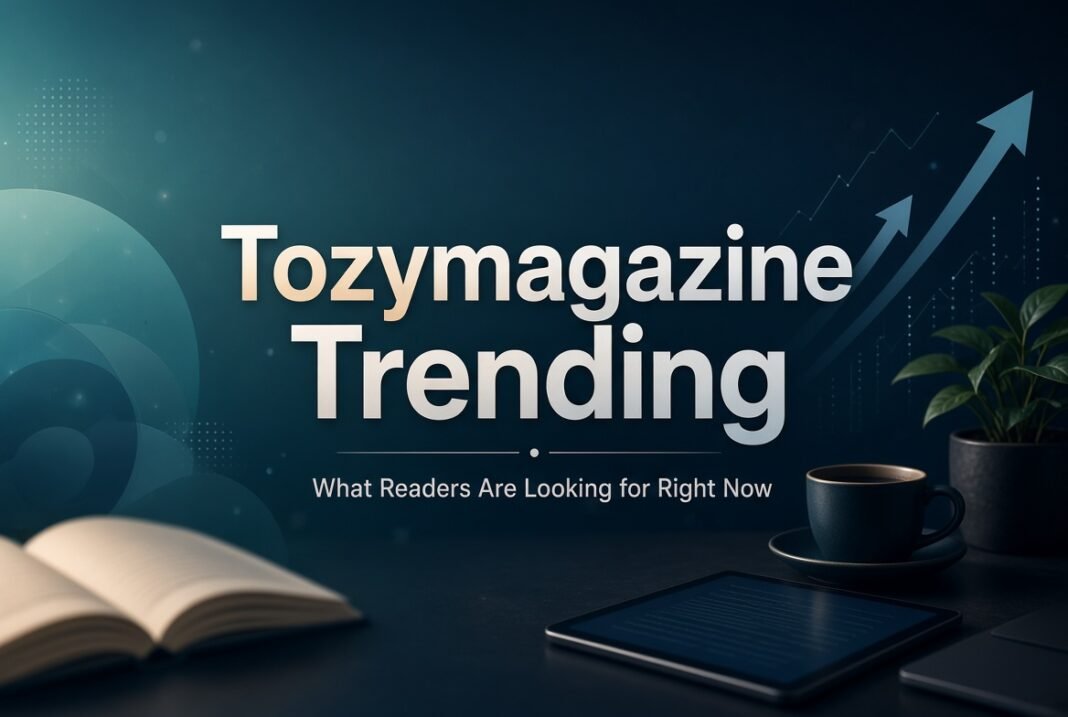 Tozymagazine Trending: What Readers Are Looking for Right Now