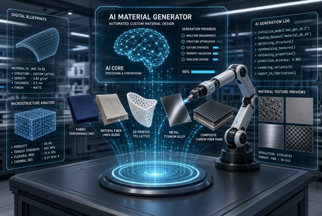 AI Automates the Creation of Custom Materials